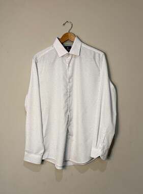 Tom Baine Performance Collection Slim Fit Long Sleeve Shirt Size L
